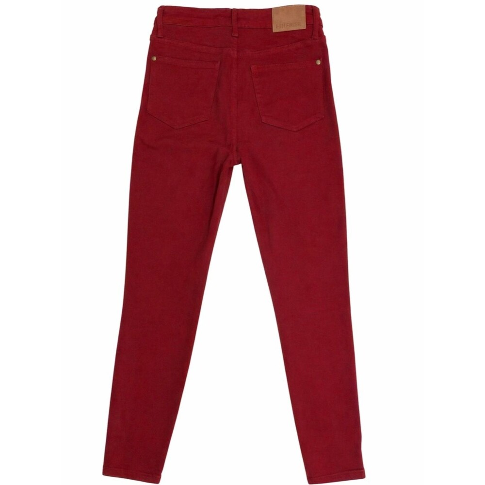 Judy Blue Skinny High Rise Red Jeans Tummy Control Stretch Bold Women’s 27 NWOT